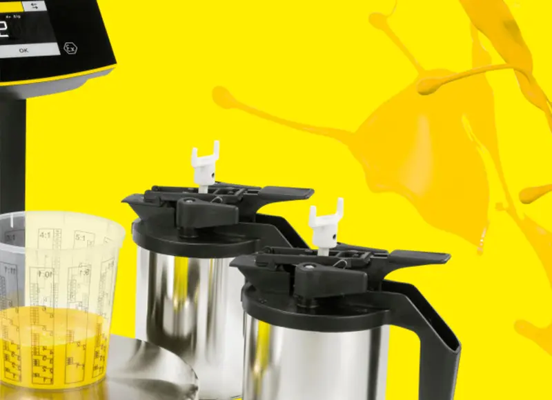 Pesaje en plásticos y pinturas